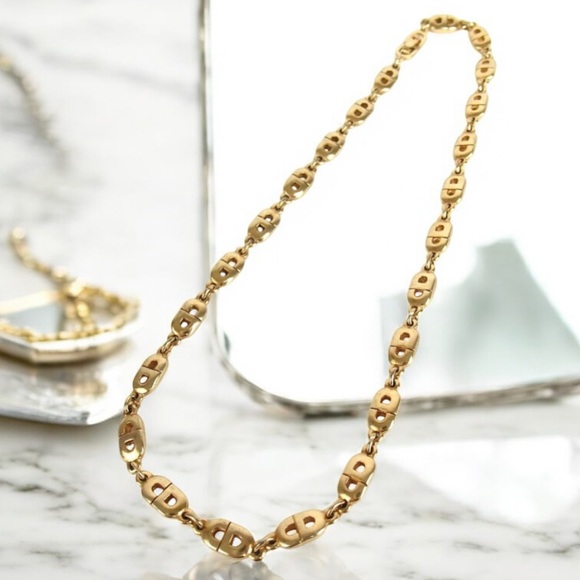 DIOR CD Logo Necklace 😍 - Picture 1 of 7